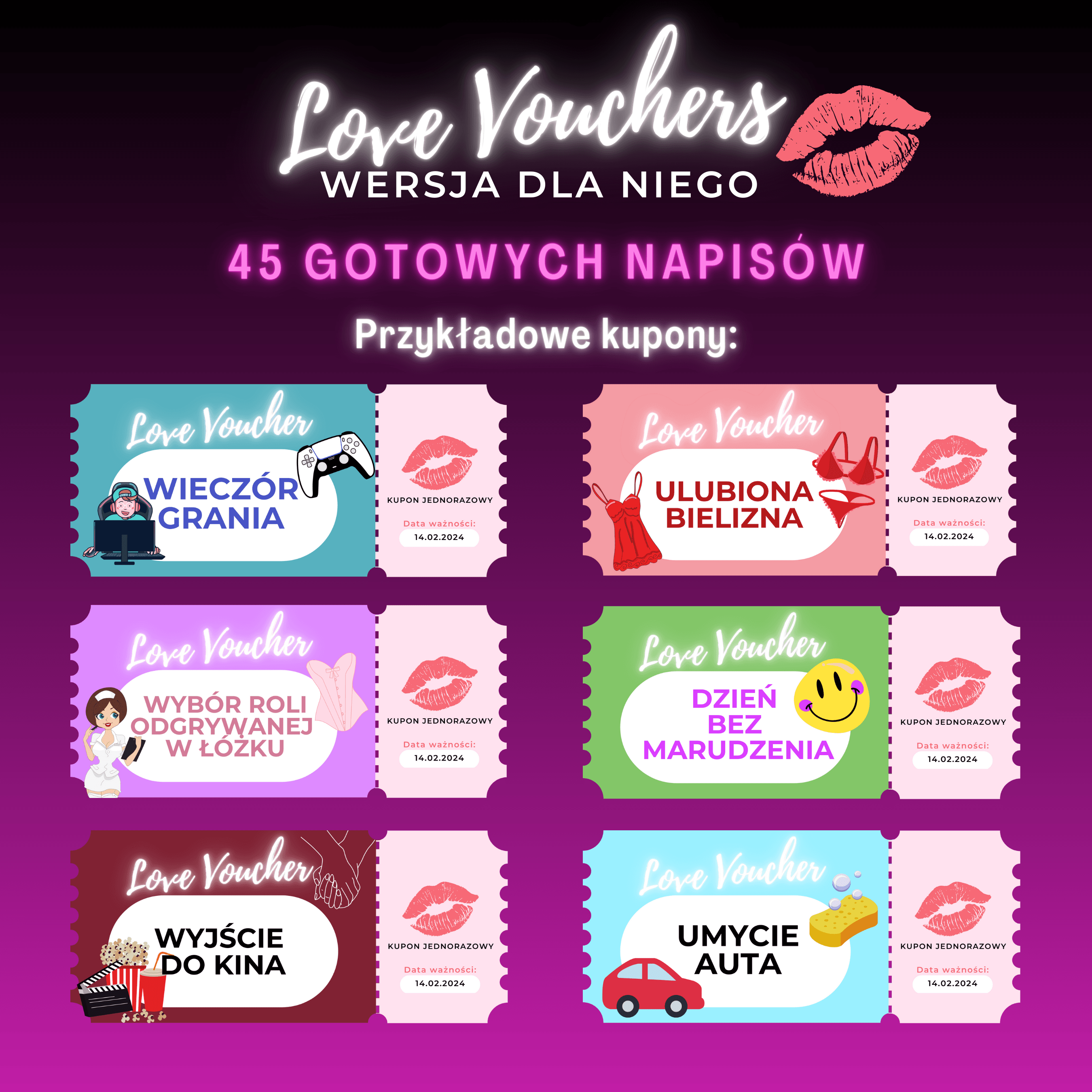LOVE VOUCHERS - gotowy produkt - obrazek 5