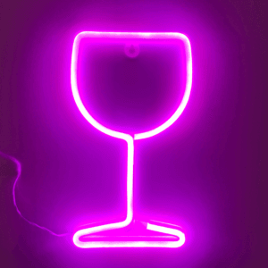 Neon LED kieliszek